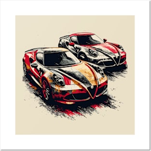 Alfa Romeo 4C Posters and Art